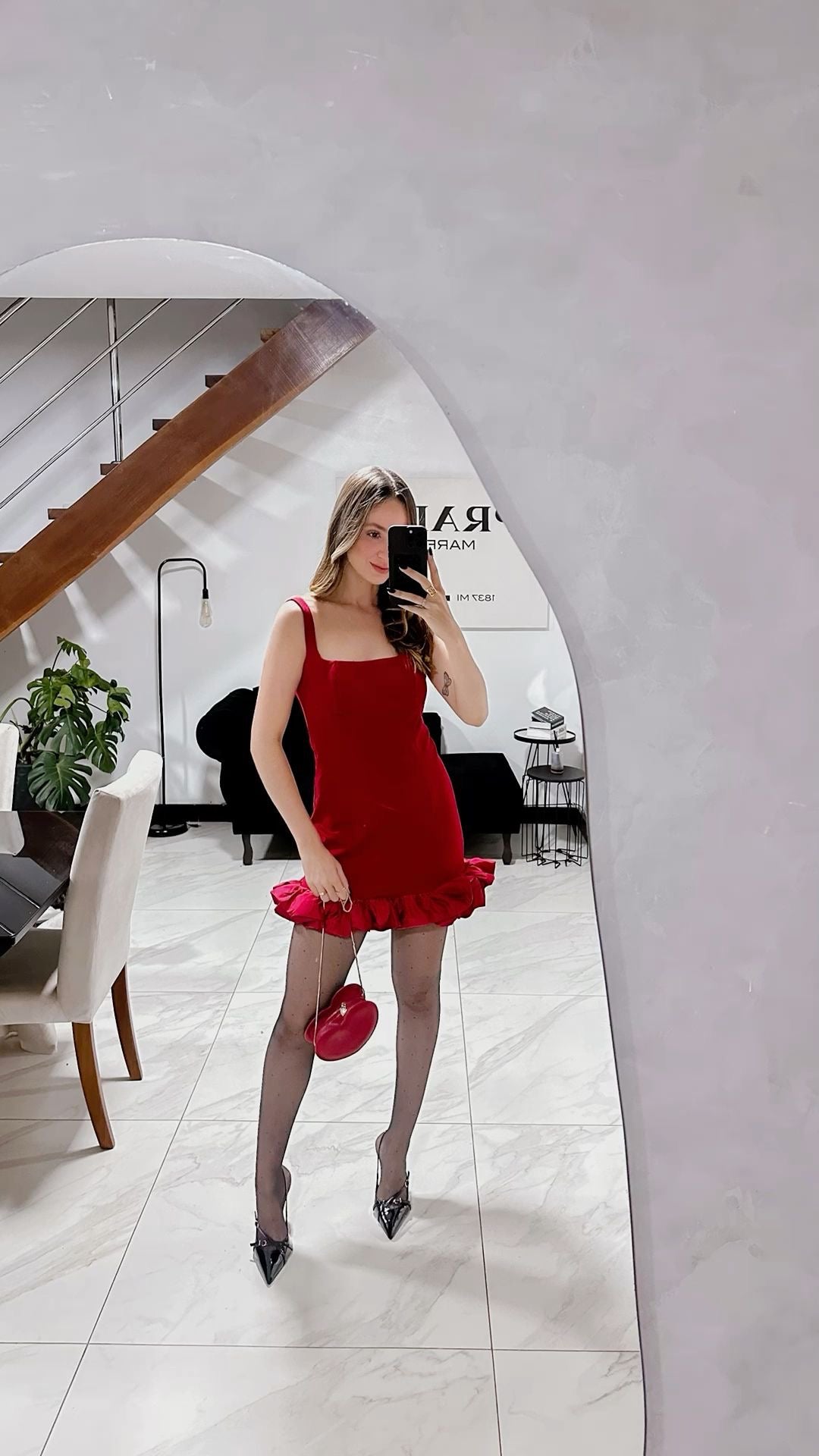 Valeria Dress- Rojo