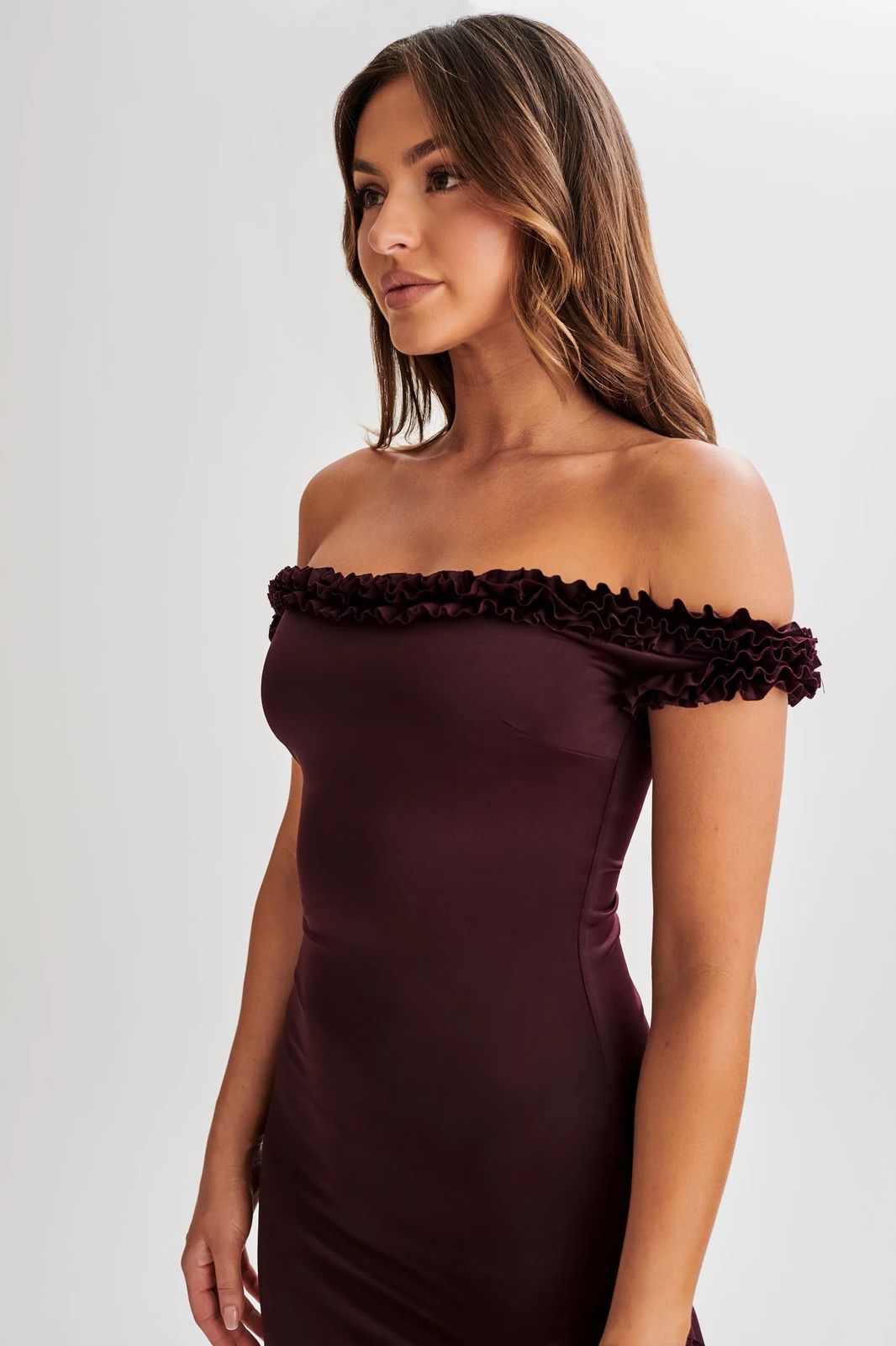 Madison Dress rojo VINO