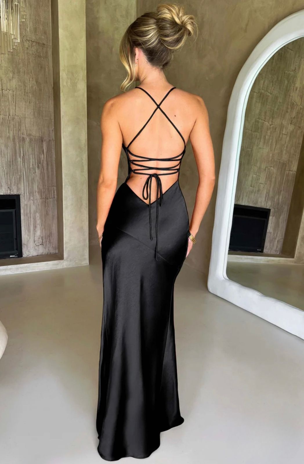 Amelia Dress-Negro