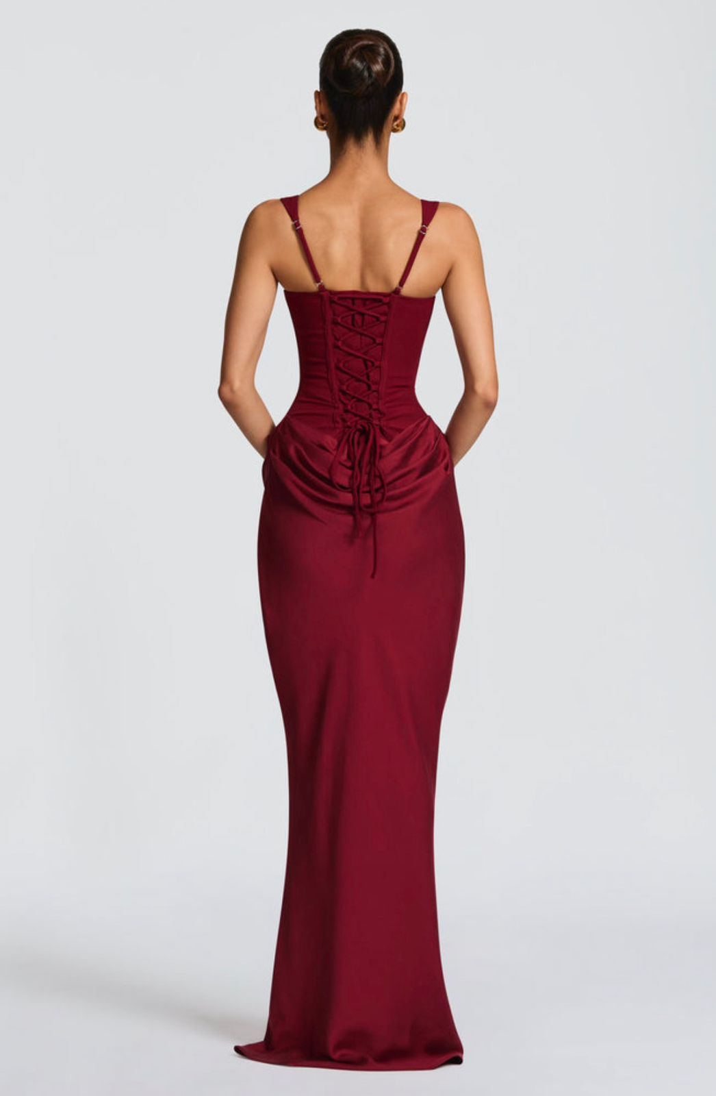 Michelle Dress - burgundy