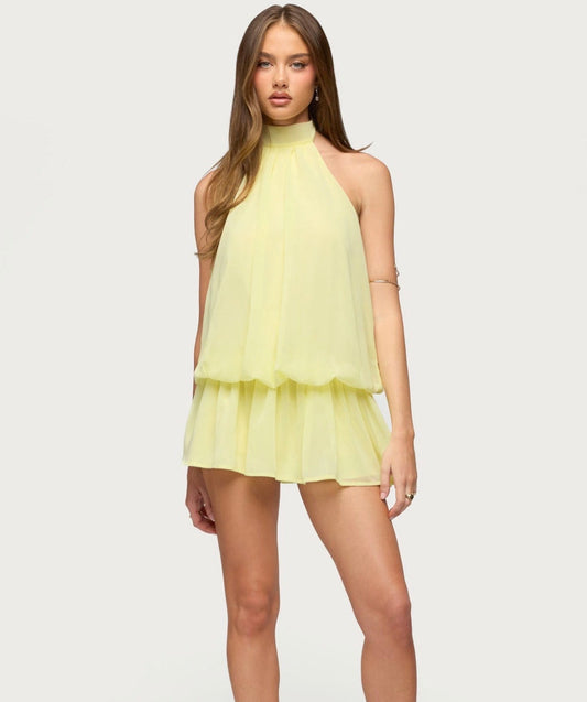 Maca Dress - Butter yellow