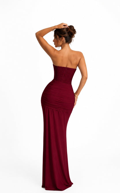 Daniela Dress - Burgundy