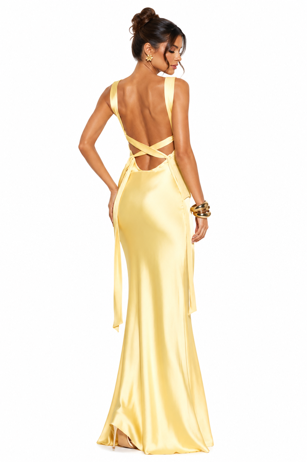 Paulina Dress - butter yellow