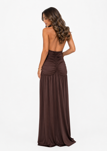 Verónica Dress - café