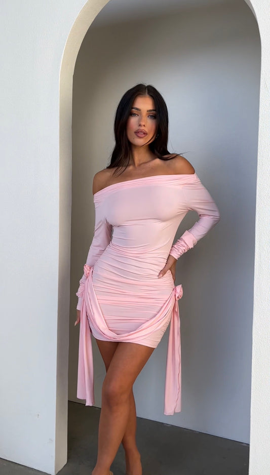 Elena Dress - Rosa