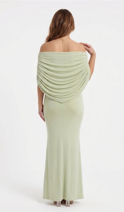 Elizabeth Dress - verde pastel