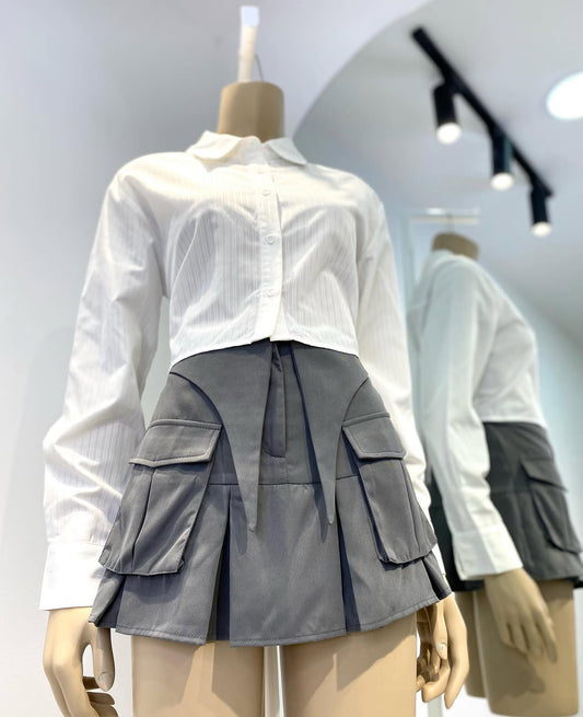 Icon Skirt - Gris