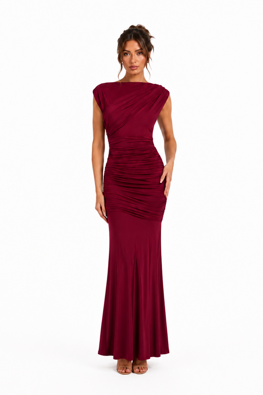 Rebeca Dress- burgundy