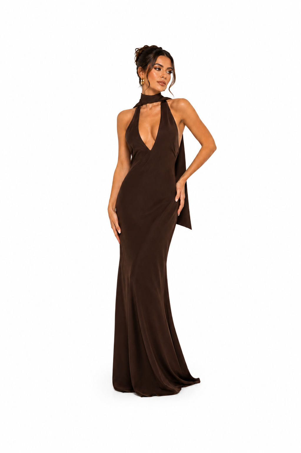 Catherine Dress - Café