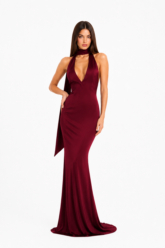 Catherine Dress - Vino