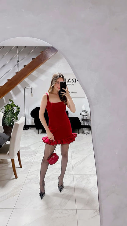 Valeria Dress- Rojo