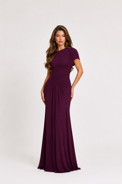 Joselyn Dress - uva oscuro