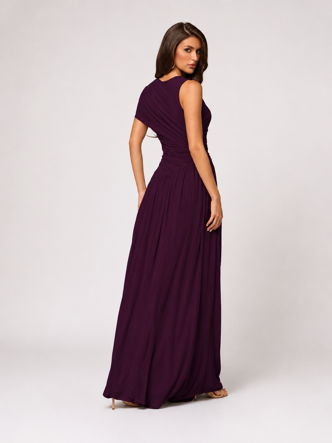 Joselyn Dress - uva oscuro