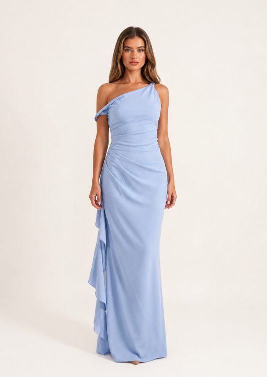 Chiara Dress - celeste pastel