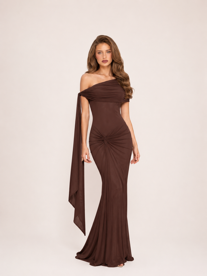 Lucy Dress - café (pre venta 14 de septiembre)