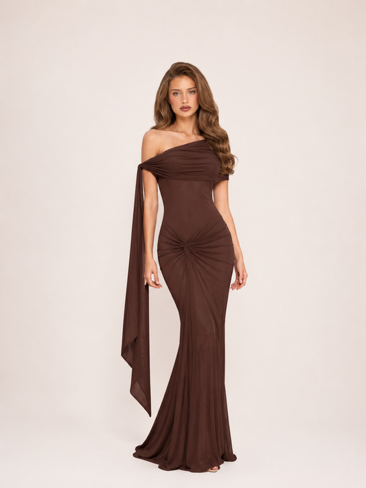 Lucy Dress - café (pre venta 14 de septiembre)
