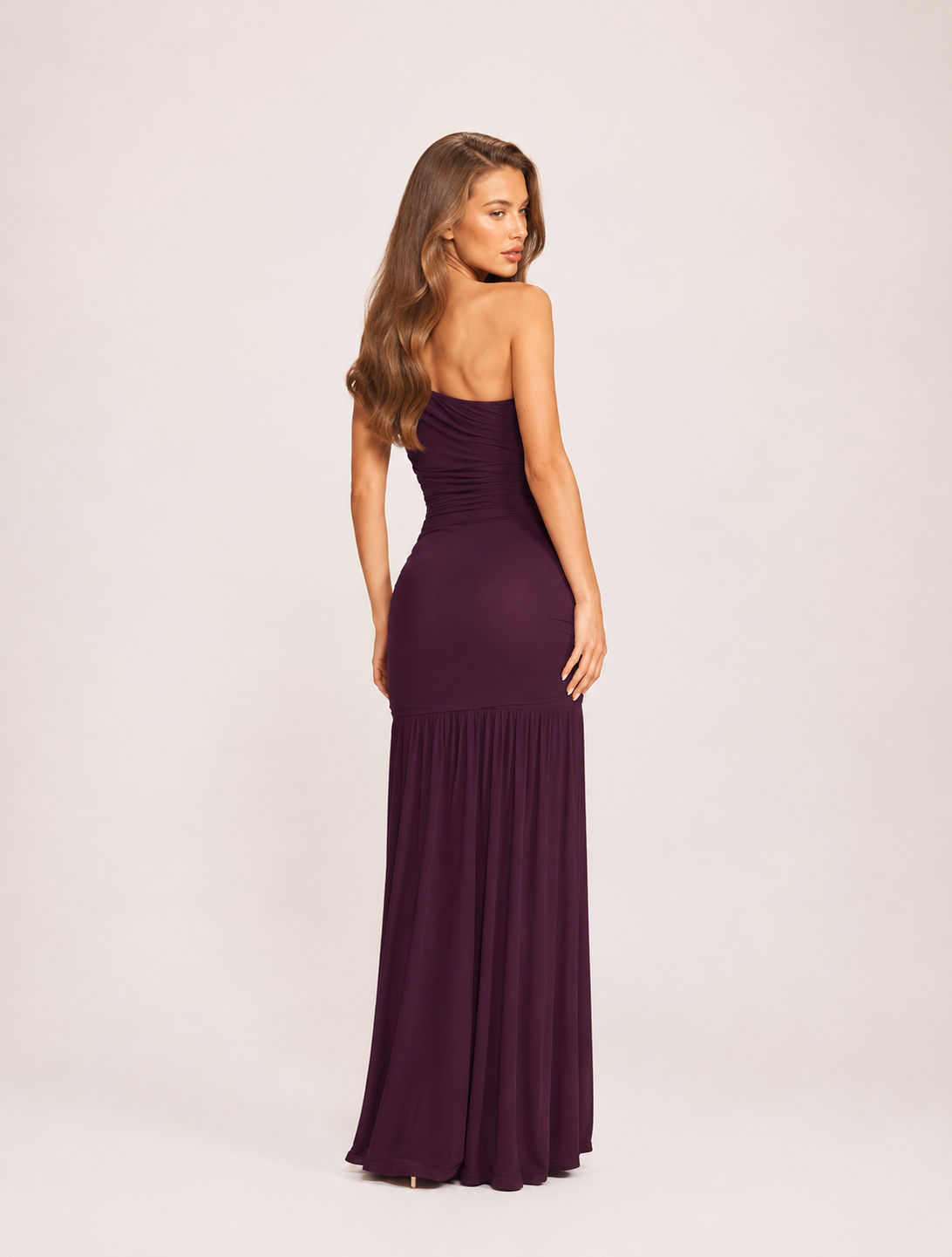 Sara Dress - uva oscuro (pre venta 14 de septiembre)