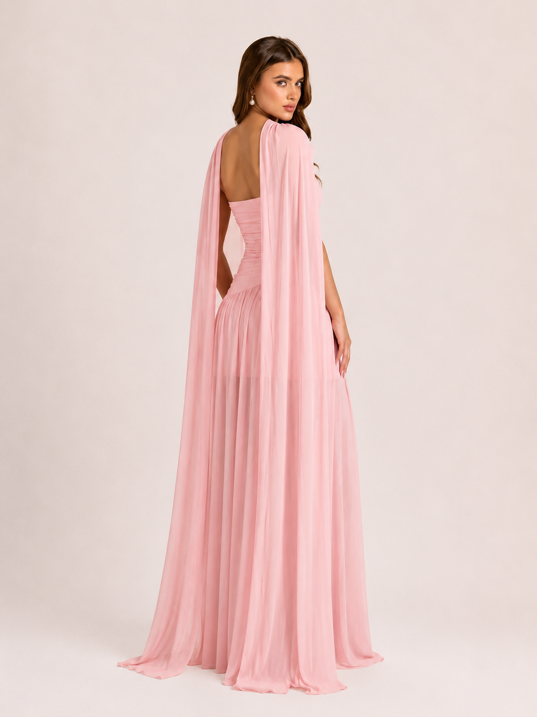 Melania Dress - rosa pastel (pre venta 15 de septiembre)