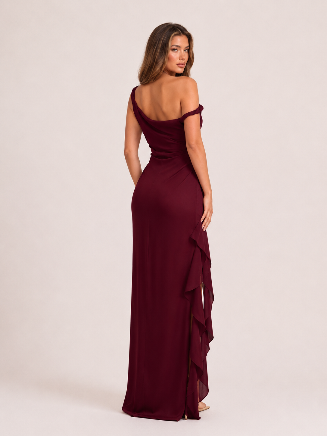 Ruby Dress- vino (pre venta 14 de septiembre)
