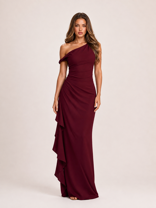 Ruby Dress- vino (pre venta 14 de septiembre)