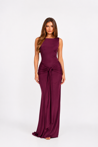 Liz Dress - Burgundy