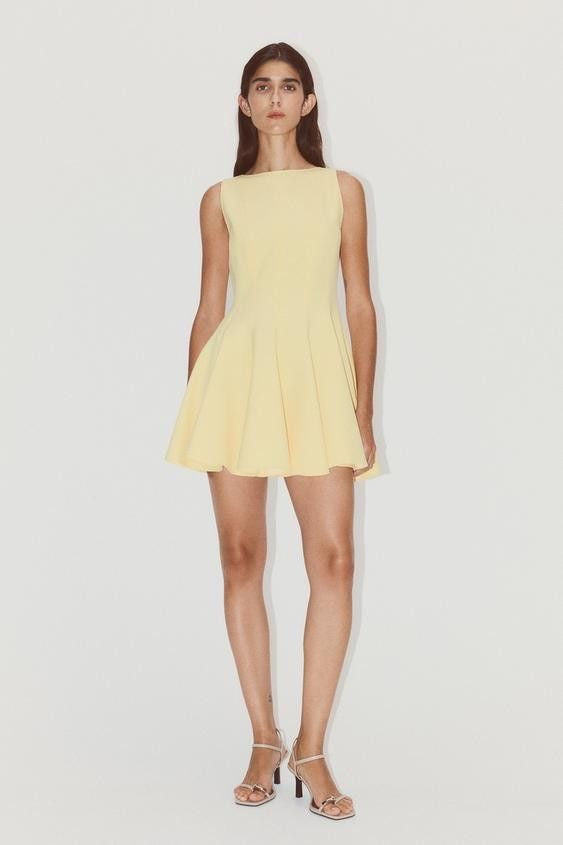 Leslie Dress - Butter yellow