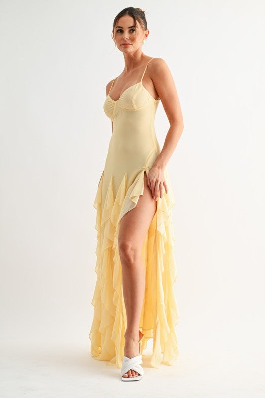 Ela Dress - Butter yellow