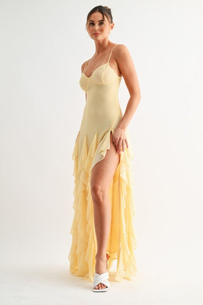 Ela Dress - Butter yellow