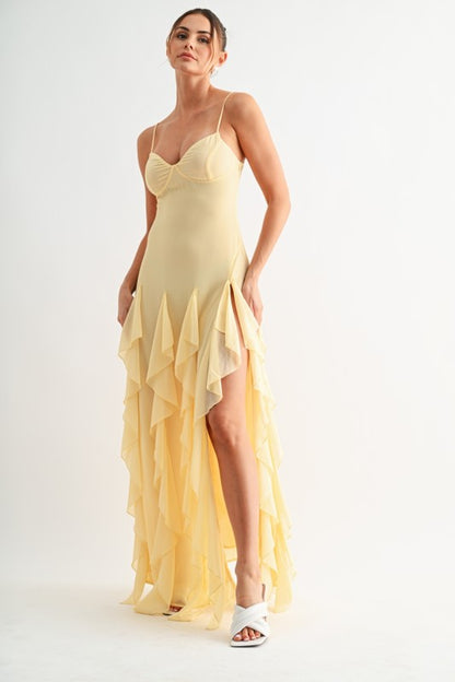 Ela Dress - Butter yellow