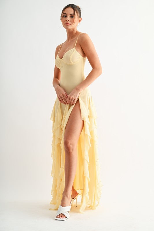 Ela Dress - Butter yellow