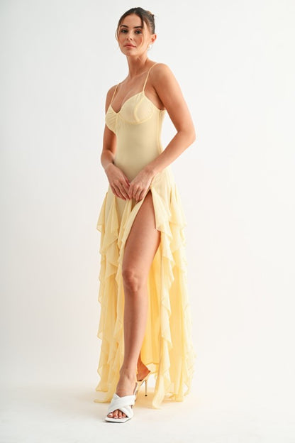 Ela Dress - Butter yellow